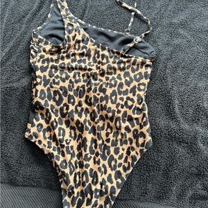 Pink Lily Leopard Print One-Piece Swimsuit